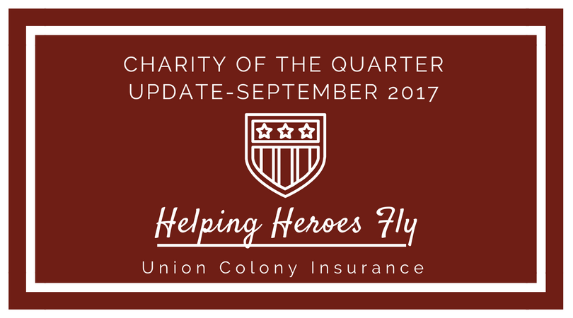 Charity of the Quarter Update - September 2017